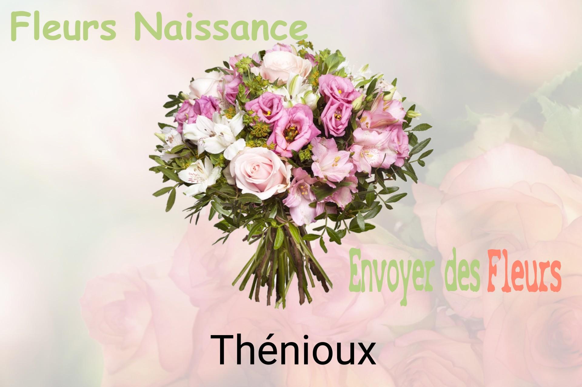 Bouquet de fleurs de naissance livré à Thénioux